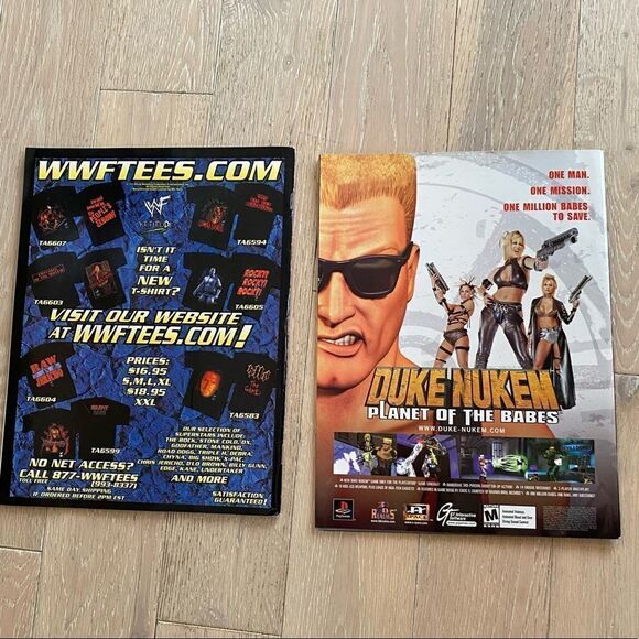 WWF WWE RAW Magazine AUGUST 2000 TAZZ March 2000 Body & Soul + Diva Posters - Picture 2 of 10